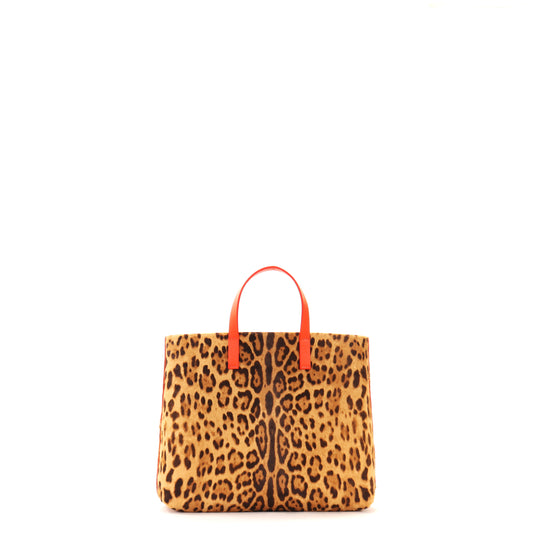 BM.AC CLUB TOTE LEOPARD HAIR ON CALF