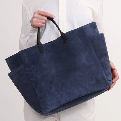 SUEDE TOTE BUCKSKIN