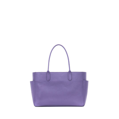 EAST WEST POCKET TOTE ORCHID CALF