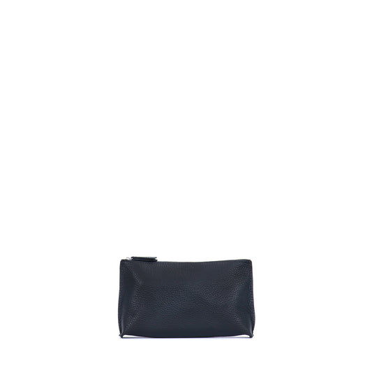 ESSENTIAL POUCH BLACK PEBBLED CALF