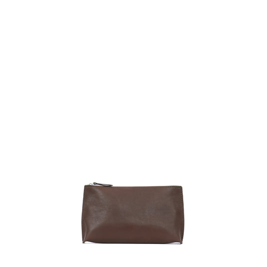 ESSENTIAL POUCH BROWN CALF