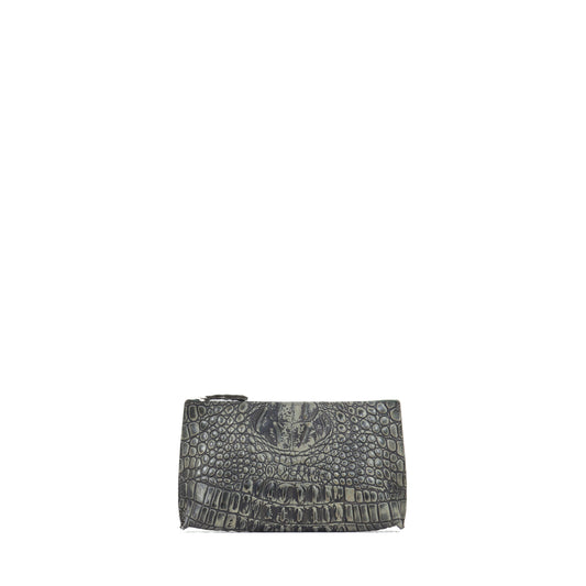 ESSENTIAL POUCH FATIGUE EMBOSSED CROC