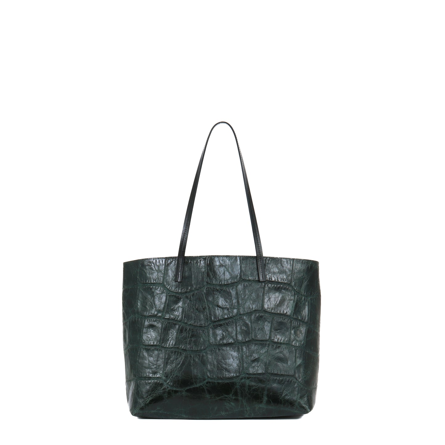 ESSENTIAL TOTE VINTAGE FOREST EMBOSSED JUMBO GATOR