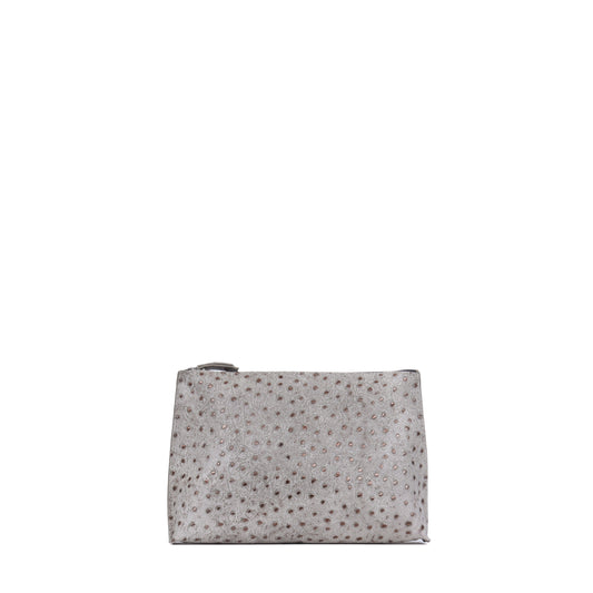 EVERYDAY POUCH CALM EMBOSSED OSTRICH