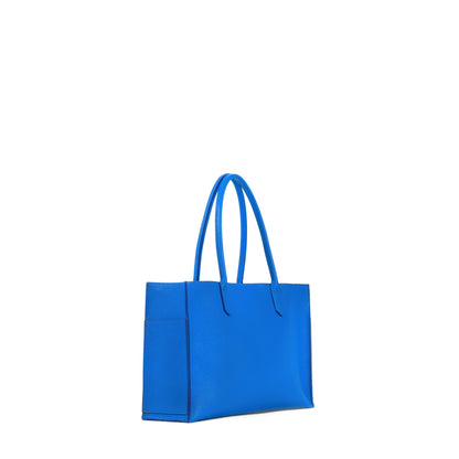 HARBOR TOTE AZURE ITALIAN PEBBLE