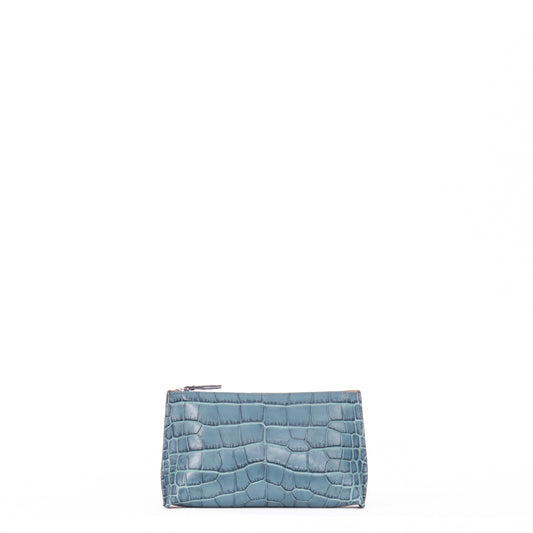 LIPSTICK POUCH PACIFICA EMBOSSED GATOR