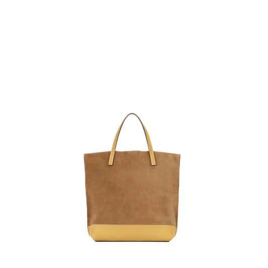 LITTLE BAY BAG 2 TONE OCHRE SUEDE DIJON CALF