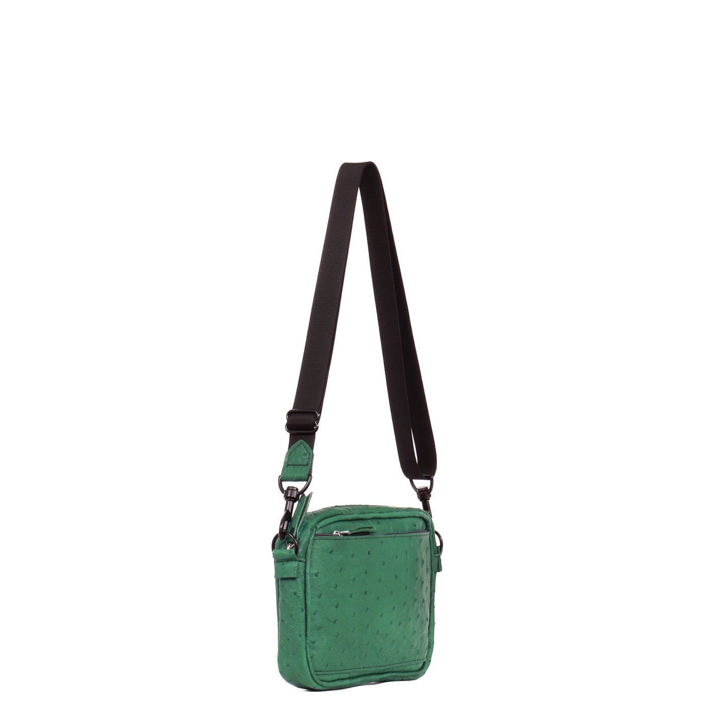 MINI CAMERA BAG GRASS GENUINE OSTRICH