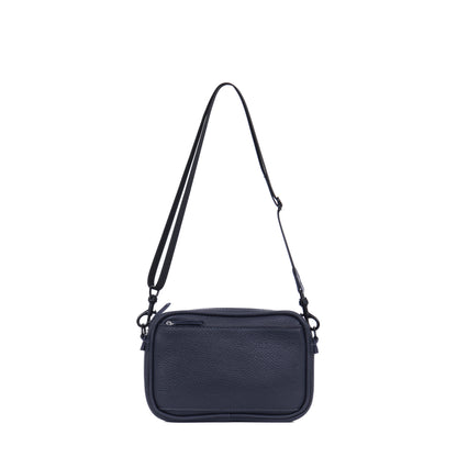 MINI CAMERA BAG SLATE PEBBLED CALF