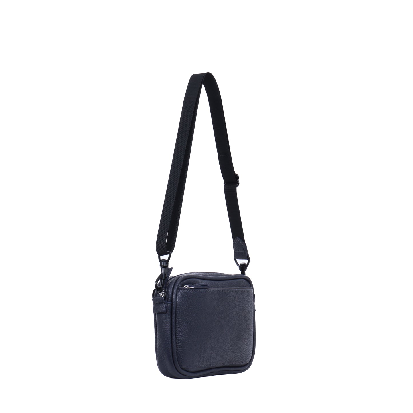 MINI CAMERA BAG SLATE PEBBLED CALF