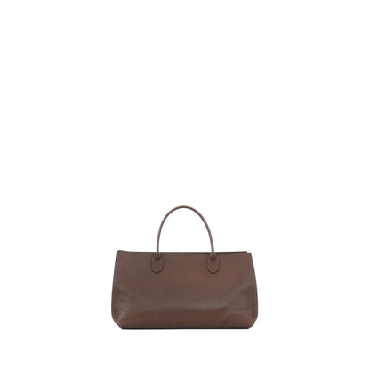 SMALL DAY BAG BROWN CALF