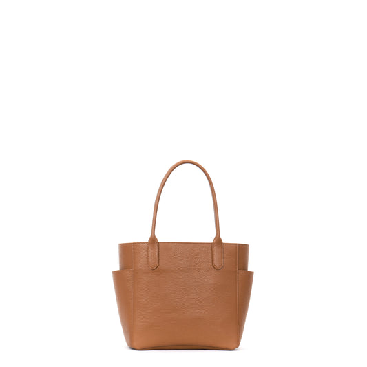 SMALL POCKET TOTE LUGGAGE PEBBLED CALF