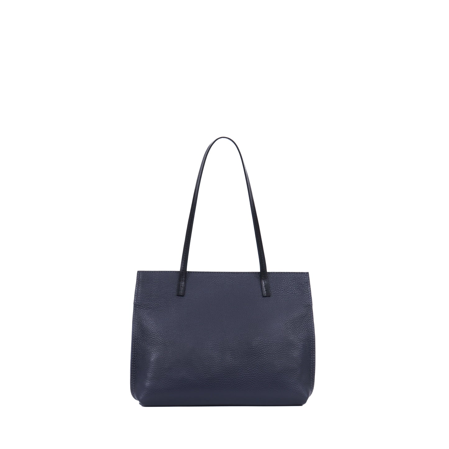 STRAPPY DAY BAG SLATE PEBBLED CALF