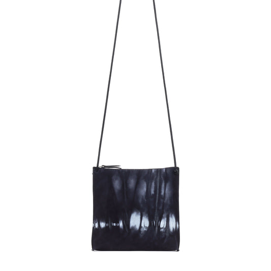 STRAPPY POUCH NAVY TIE DYE SUEDE