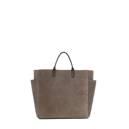 SUEDE TOTE BUCKSKIN