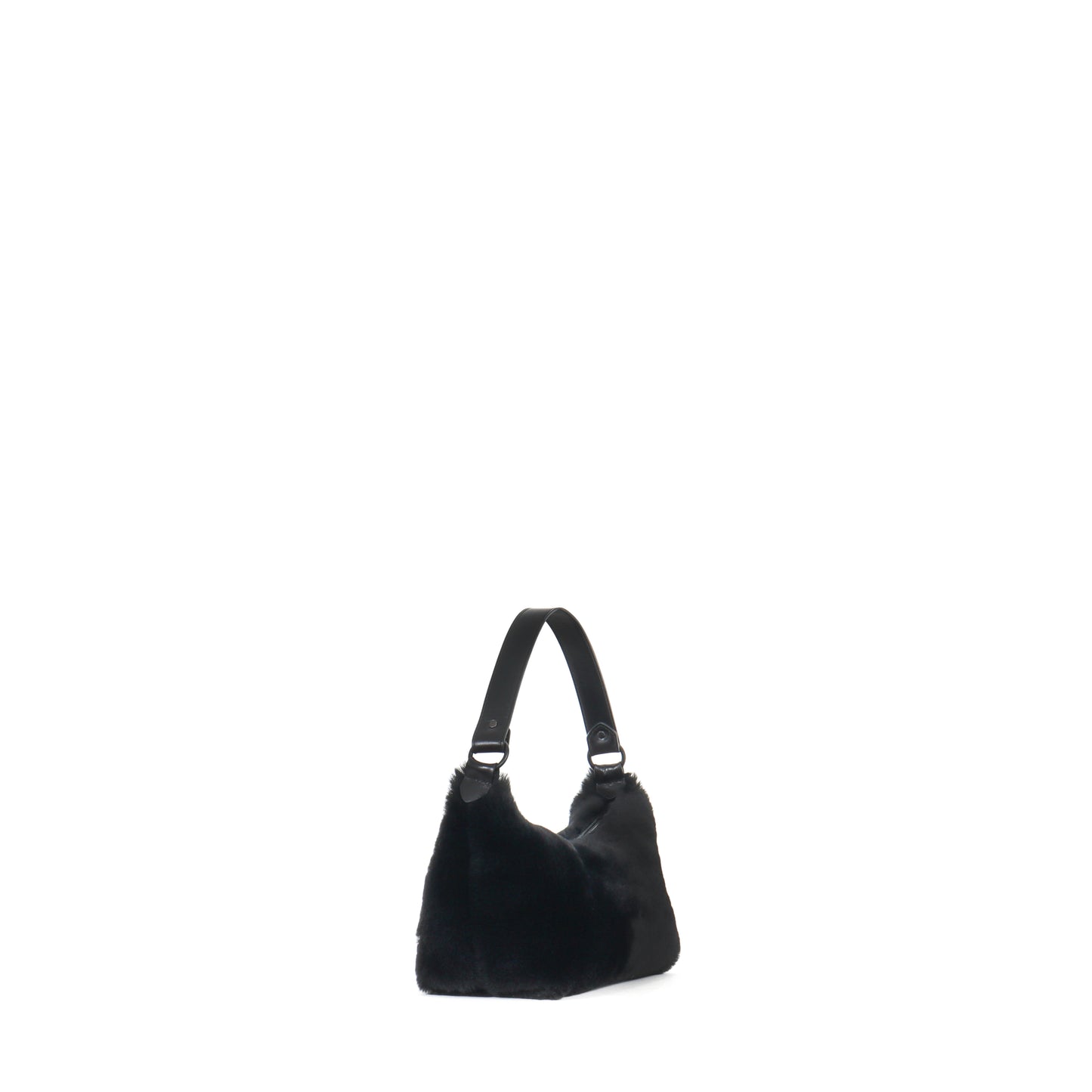 BABY SLING BLACK SHEARLING