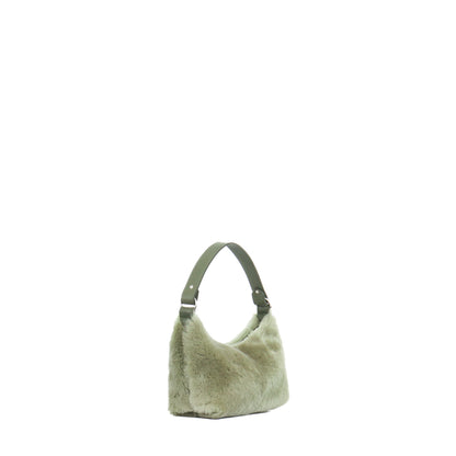 BABY SLING GREEN SHEARLING