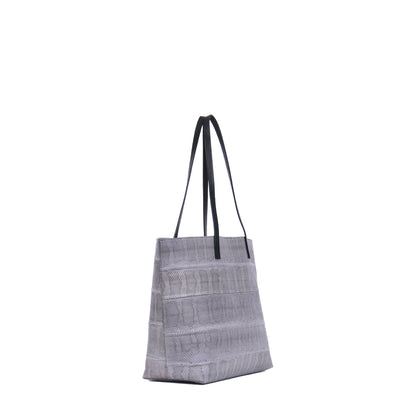 ESSENTIAL TOTE GREY SNAKE