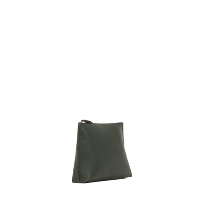 EVERYDAY POUCH JUNGLE PEBBLED CALF