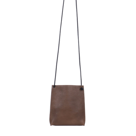 LARGE CELL POUCH BROWN CALF