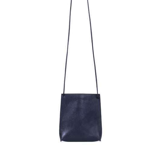 LARGE CELL POUCH NAVY CALF