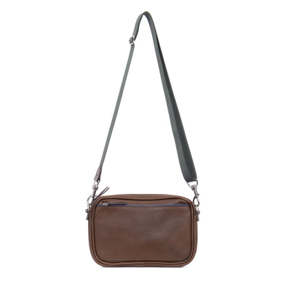 MINI CAMERA BAG BROWN CALF