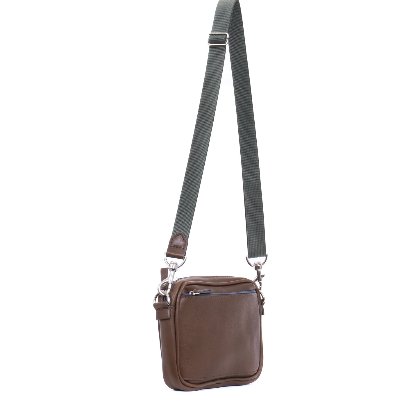 MINI CAMERA BAG BROWN CALF