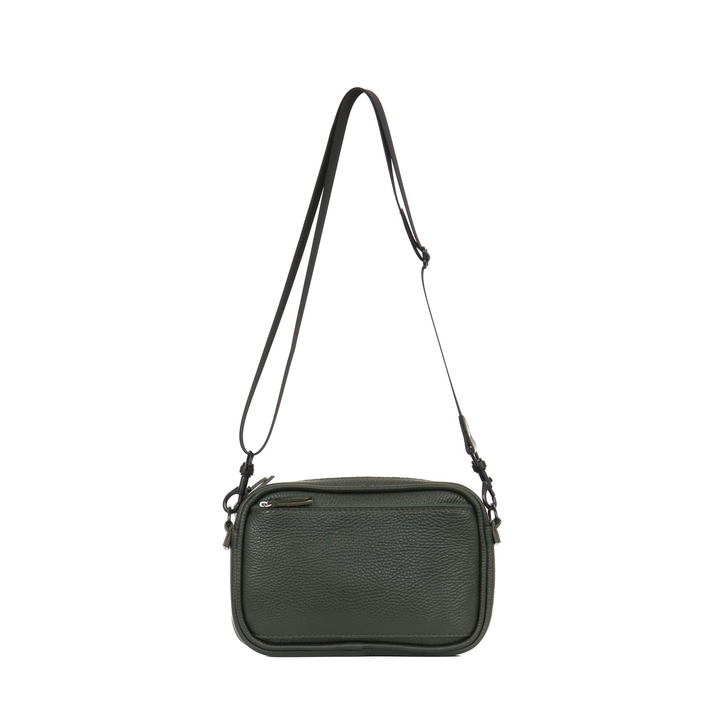 MINI CAMERA BAG JUNGLE PEBBLED CALF