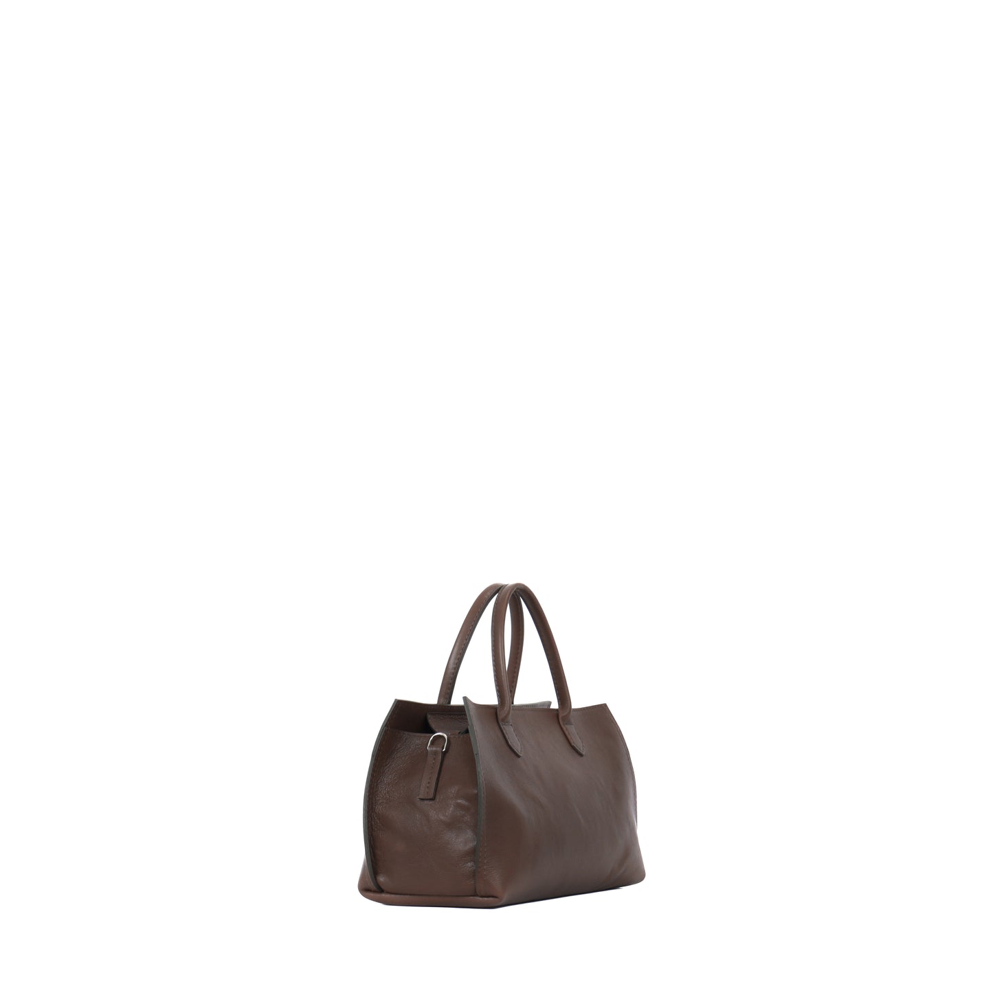 SMALL DAY BAG BROWN CALF