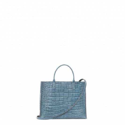 SMALL HARBOR TOTE PACIFICA EMBOSSED GATOR