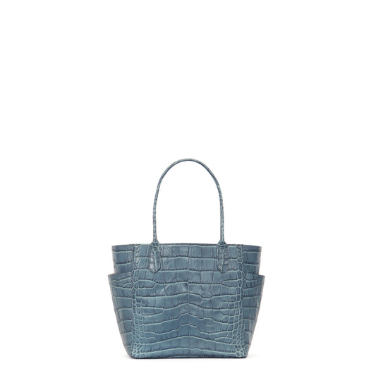 SMALL POCKET TOTE PACIFICA EMBOSSED GATOR