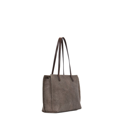 STRAPPY DAY BAG CLAY SHAGREEN